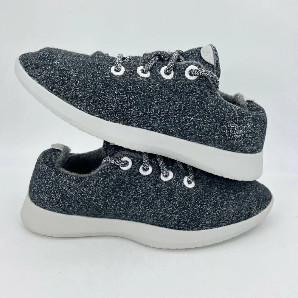 Allbirds Wool Runners Natural Grey Light Sole Women Running Shoes 0718 NVI Sz 10 - Picture 8 of 12